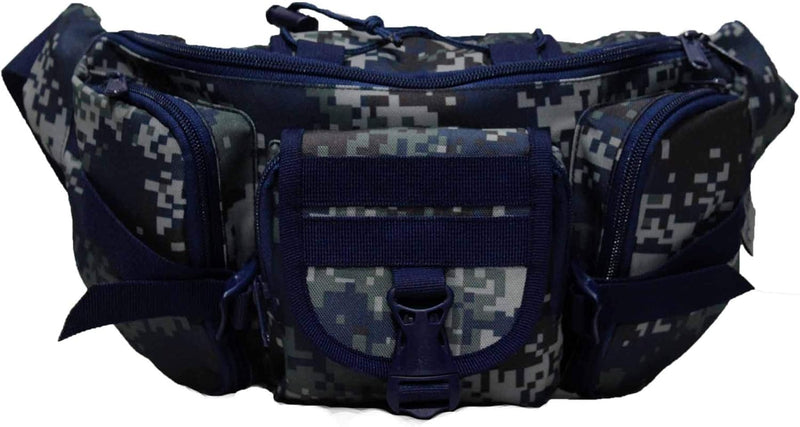 Trail Sports Waist Bag, Marpat Navy Camo, 18 35 9 cms, Fanny Pack