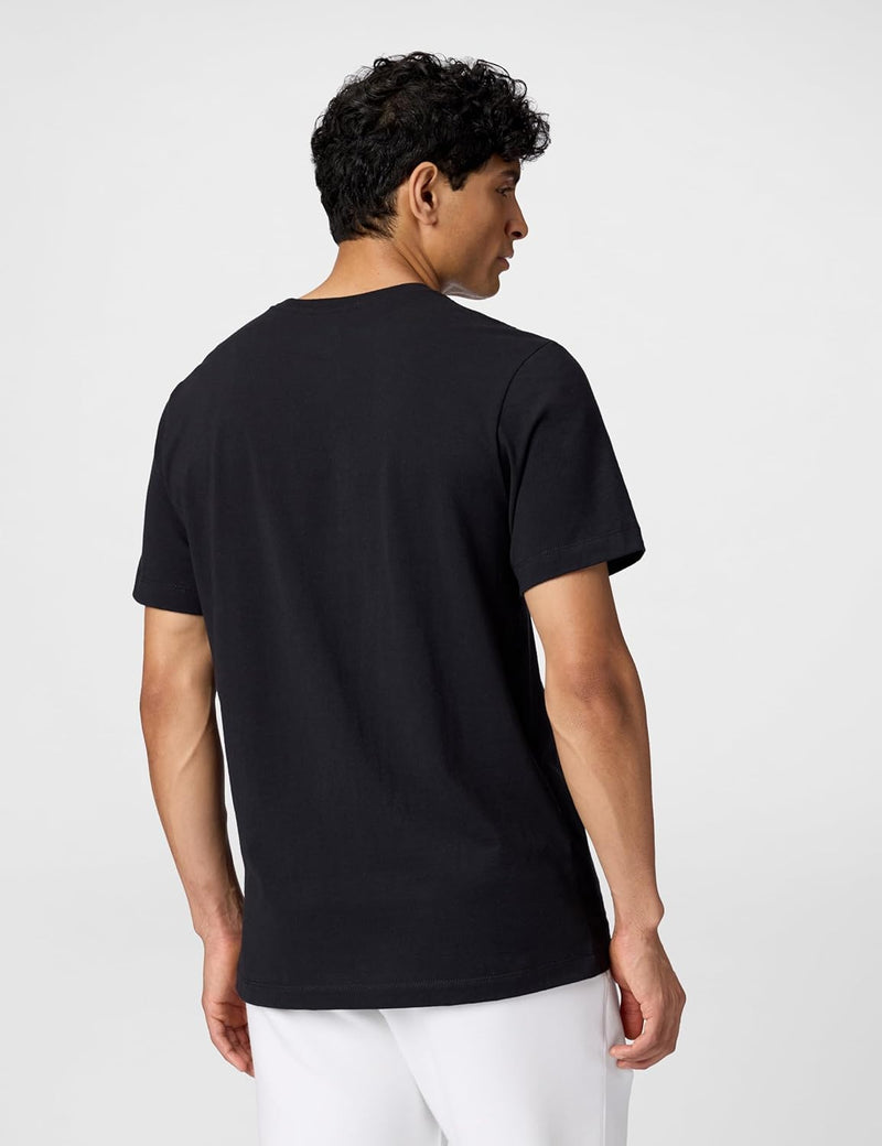 Mens M NSW TEE ICON SWOOSH T-Shirt - BLACK/(WHITE)