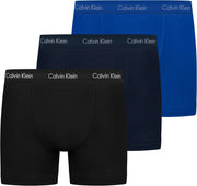 Men's Boxer Brief 3pk 000nb1770a Boxer Briefs (pack of 3) - Blue (Black/Blueshadow/Cobaltwater)