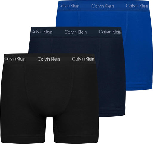 Men's Boxer Brief 3pk 000nb1770a Boxer Briefs (pack of 3) - Blue (Black/Blueshadow/Cobaltwater)