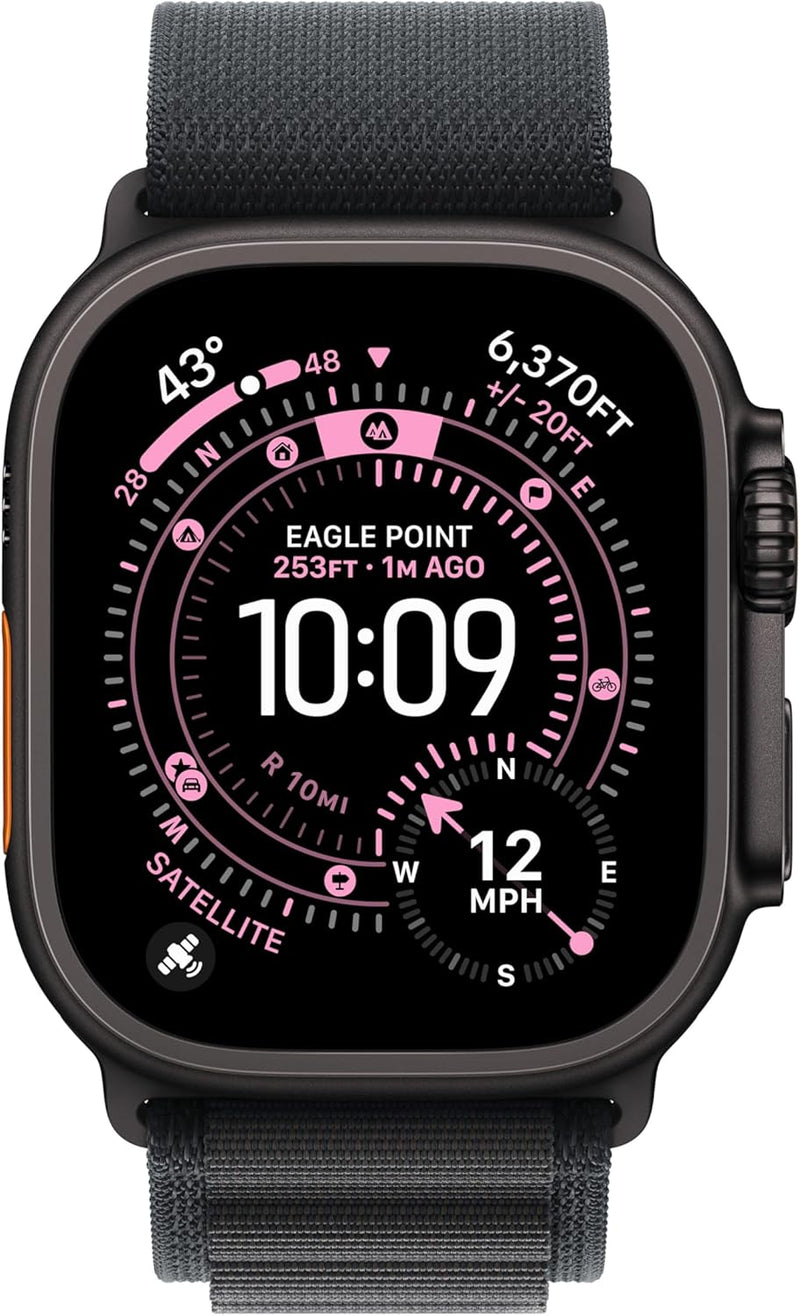 Watch Band - Alpine Loop - 49mm - Black - Medium