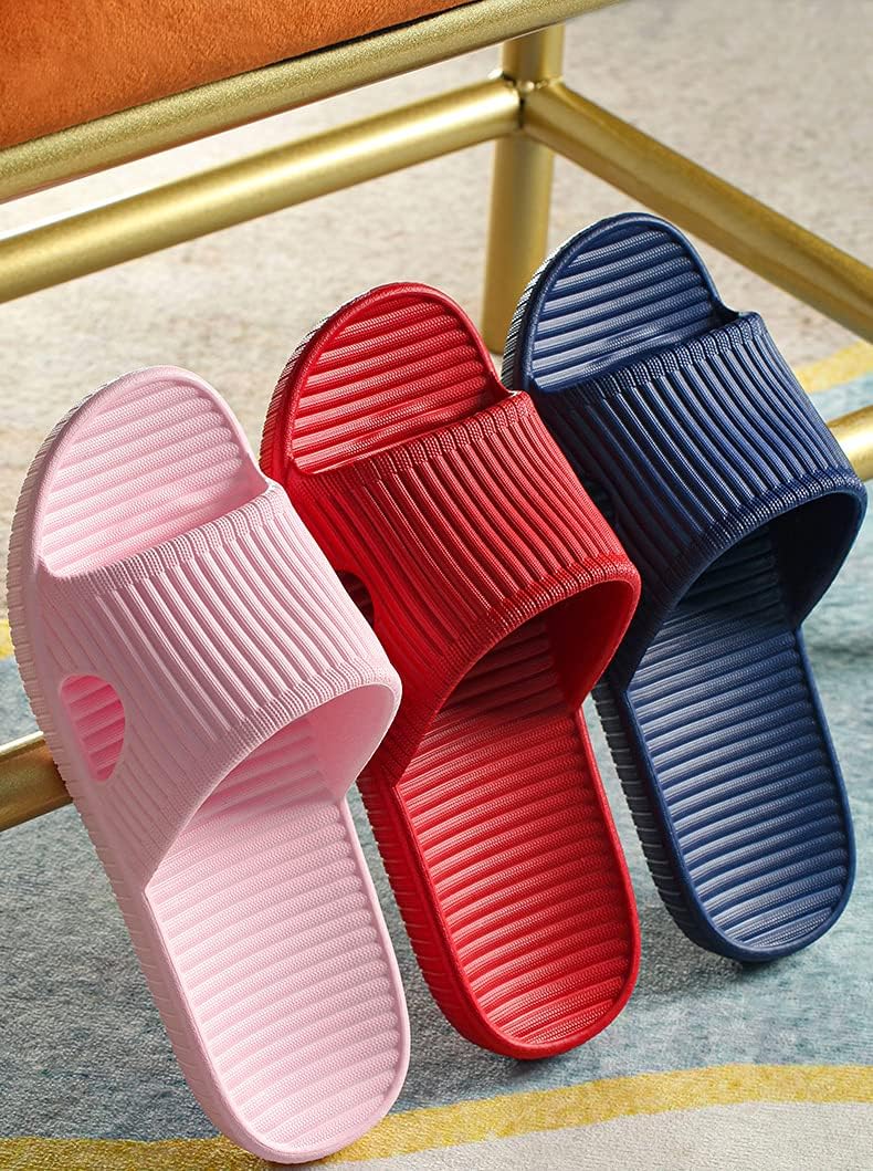JIJIe Shower slipper, Slippers for Women bathroom or indoor use, anti-slip
