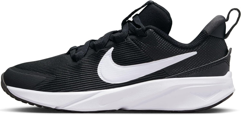 FLEX RUNNER 3 PS unisex-child LACED SHOES - Black/White