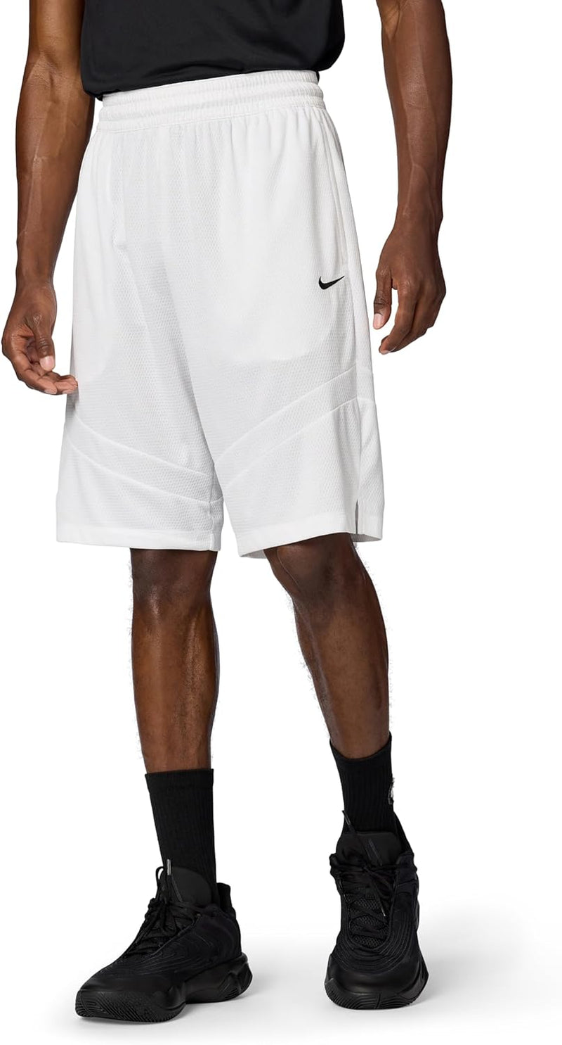 mens Dri-Fit ICON 11IN Classic - WHITE/WHITE/(BLACK)