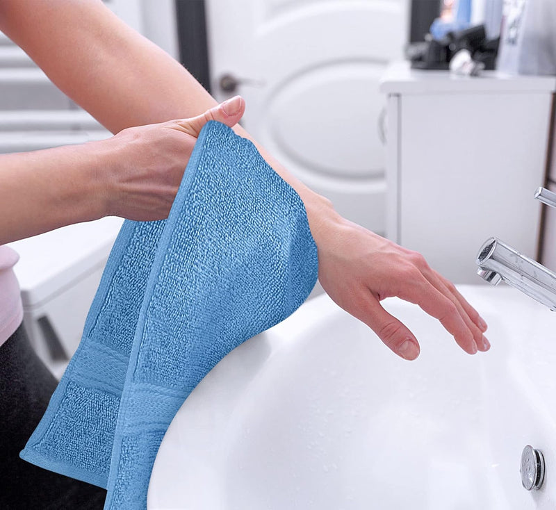 Utopia Towels - Premium Hand Towels - 100% Combed Ring Spun Cotton, Ultra Soft and Highly Absorbent, Extra Large Thick Hand towels 41 x 71 cm, Hotel & Spa Quality Hand Towels (6-Pack) (White)…