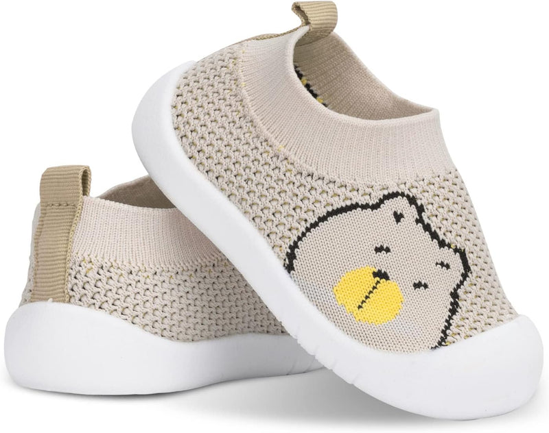 Baby Toddler Non-Skid Sock Shoes Indoor Slipper Breathable Cotton Mesh Lightweight Sole Infant Boy Girls Kids Children