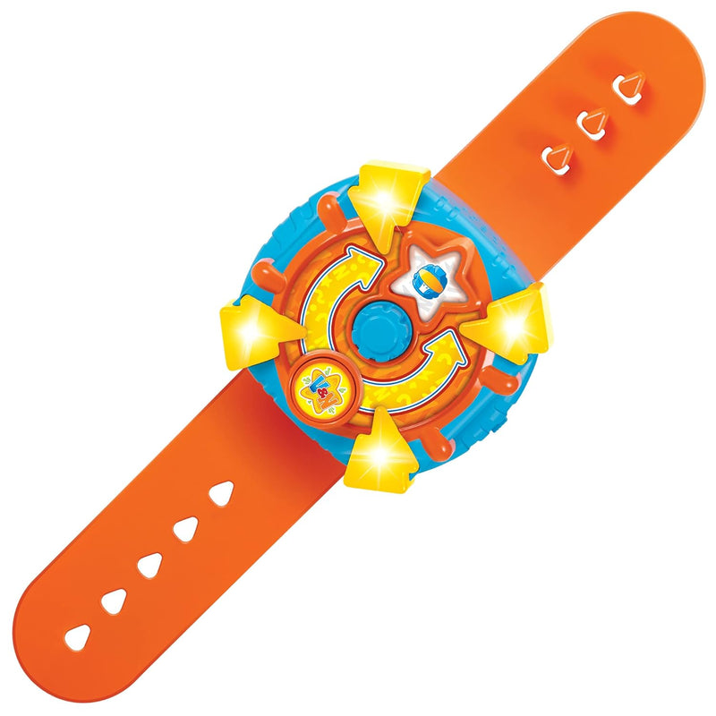 Bandai Vlad Niki's Time (Orange Strap) -Toy Watch with Voice and Light Effects for Adventure Game P57712