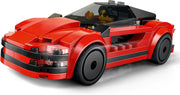 LEGO City Red Sports Car Toy - Race Car Toys for 5+ Year Old Boys & Girls - Educational Gifts for Birthdays & Holidays - Includes a Driver Minifigure & Accessories - 60448