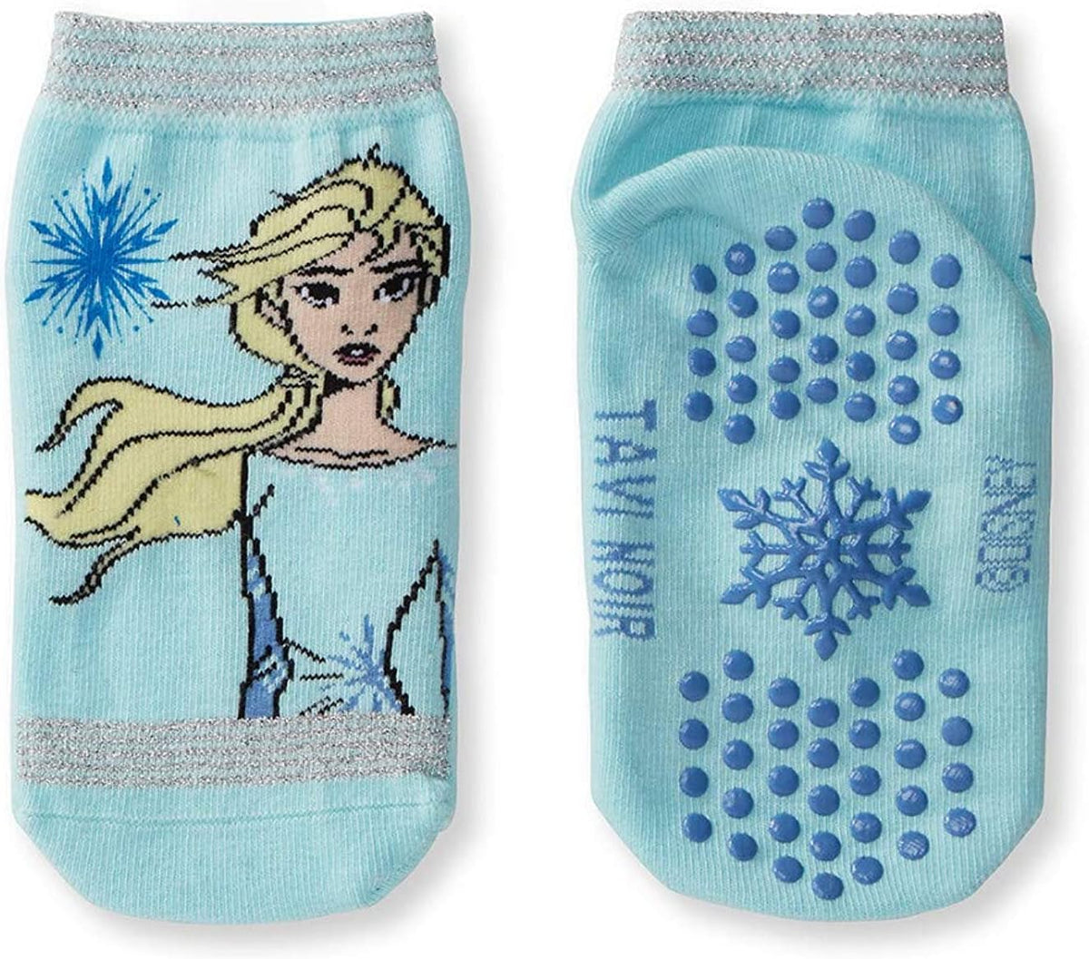 Tiny Soles Disney Character Pattern Toddler Low Rise No-Slip Grip Socks 2 Pack – image 2