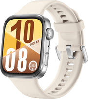 WATCH FIT4 SmartWatch, 1.82â Display, 100+ Sports modes, FitnessTracker, HeartRate Monitor, upto 10-Day Battery Life, iOS&Android, White, 3 months additional HuaweiCare+(Amazon Exclusive)
