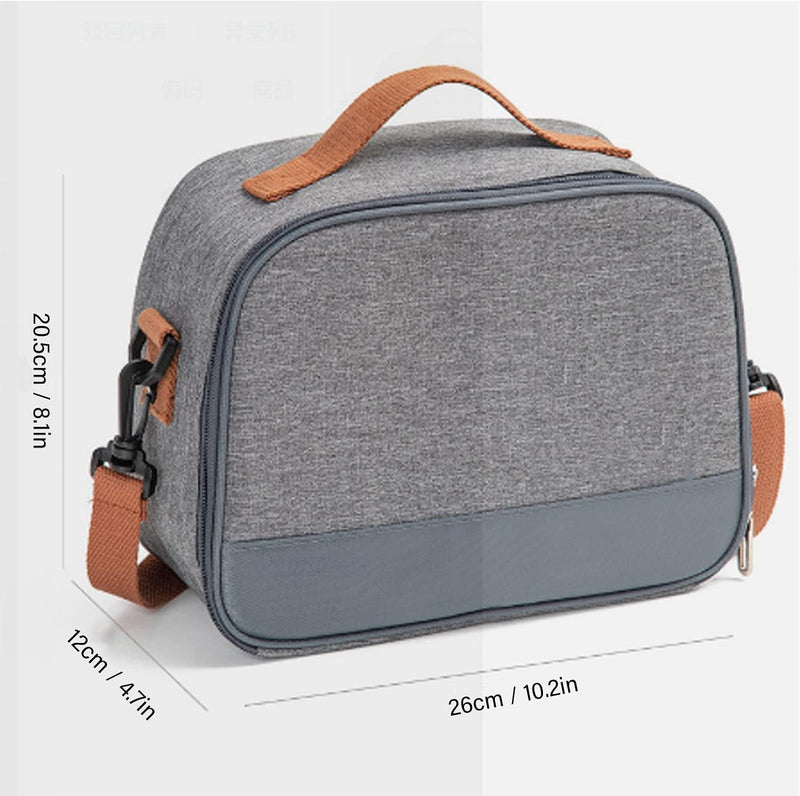 Lunch Box for Kid Boys Girls Teen Adult, Waterproof Reusable Lunch Bag, Large Capacity Insulated Lunch Bag Reusable Lunch Bags Lunch Tote Bag for Office School Picnic
