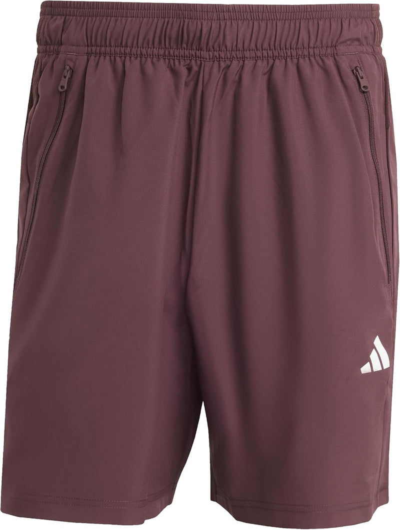 Men Train Essentials Woven Training Shorts - Burgundy