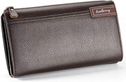 mens Travel Accessory- Bi-Fold Wallet - Y-brown