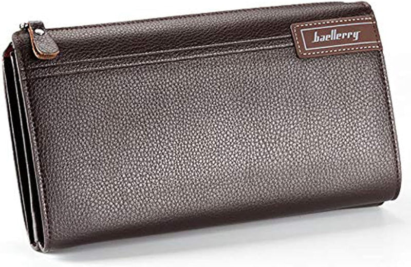 mens Travel Accessory- Bi-Fold Wallet - Y-brown