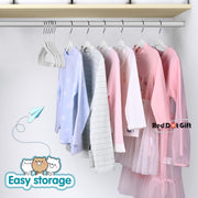 Red Dot Gift® 30-Pack Beige Velvet Kids Hangers - ( 35cm / 14 Inch )Premium Childrens Hangers for Closet, Ultra Thin Cute Hangers Kids Clothes Hanger,Small Hangers for Kids Clothes (Beige, 30)