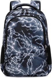 Jungen Schultasche Teenager Schulrucksack Jugendliche Rucksack Schule Daypacks Kinder Gro Schulranzen Wasserdicht - 02-black