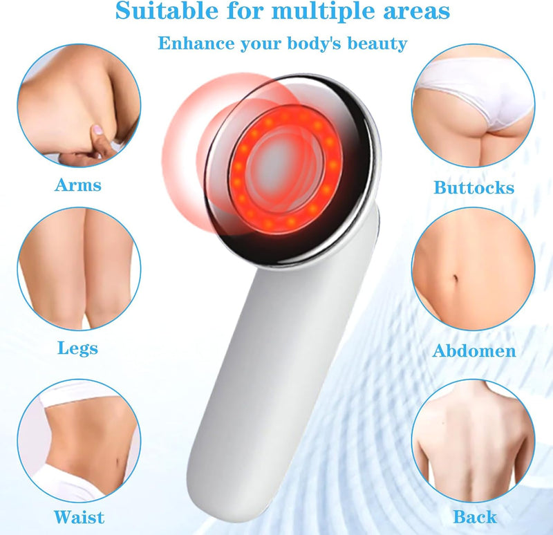 Professional Body Sculpting Machine for Cellulite Removal Cordless Electric Massager for Belly, Waist, Arms, Hips & Legs Handheld Fat Burner with LED Display Gift for Men & Women