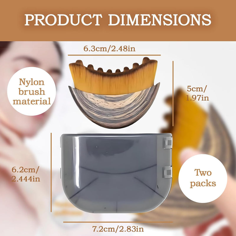 Waytiffer Lymphatic Contour Face Brush, Dry Brushing Lymphatic Drainage Brush for Face Chin & Jawline Sculpting, Face Massager and Facial Brush for Relaxation, Lymphatic Drainage Skin Care Tools
