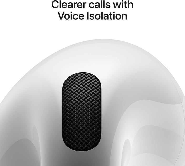 Apple AirPods 4 Wireless Earbuds, Bluetooth Headphones, with Active Noise Cancellation, Adaptive Audio, Transparency Mode, Personalized Spatial Audio, USB-C Charging Case, Wireless Charging, H2 Chip