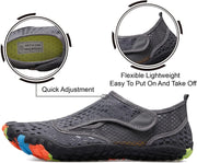 L-RUN Water Shoes Mens Womens Outdoor Quick Dry Aqua Barefoot Beach Shoes for Swim Surf Diving Summer Water Sports