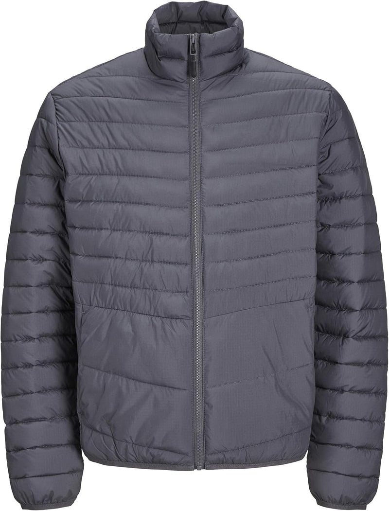 mens STATE PACKABLE PUFFER COLLAR Jacket (pack of 1) - asphalt