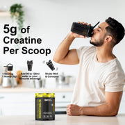 Balsa Nutrition Creatine Monohydrate Powder- 300g, 5g Per Serving (Unflavored) Supports Muscle Strength, Workout & Performance Recovery, Produce Energy, Immune Booster Non- GMO