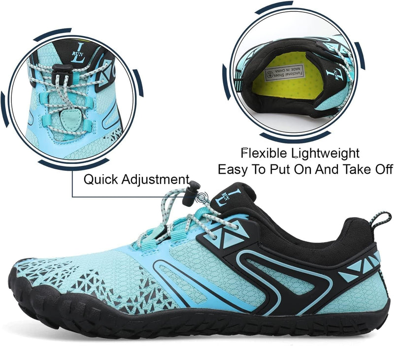 L-RUN Water Shoes Womens Mens Outdoor Quick Dry Barefoot Beach Swim Surf Diving Summer Sports Aqua Shoes