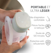 KIKKABOO Wearable electric breast pump Noa Mint