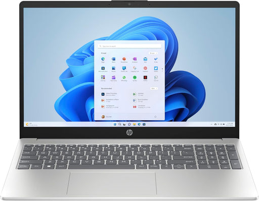 HP Laptop 15-fd0050ne, 15.6" FHD, 13th Gen Intel Core i5, 8GB RAM, 512GB SSD, 2GB NVIDIA GeForce MX570, Windows 11 Home, En -Ar KB, Natural silver - 9P2X1EA