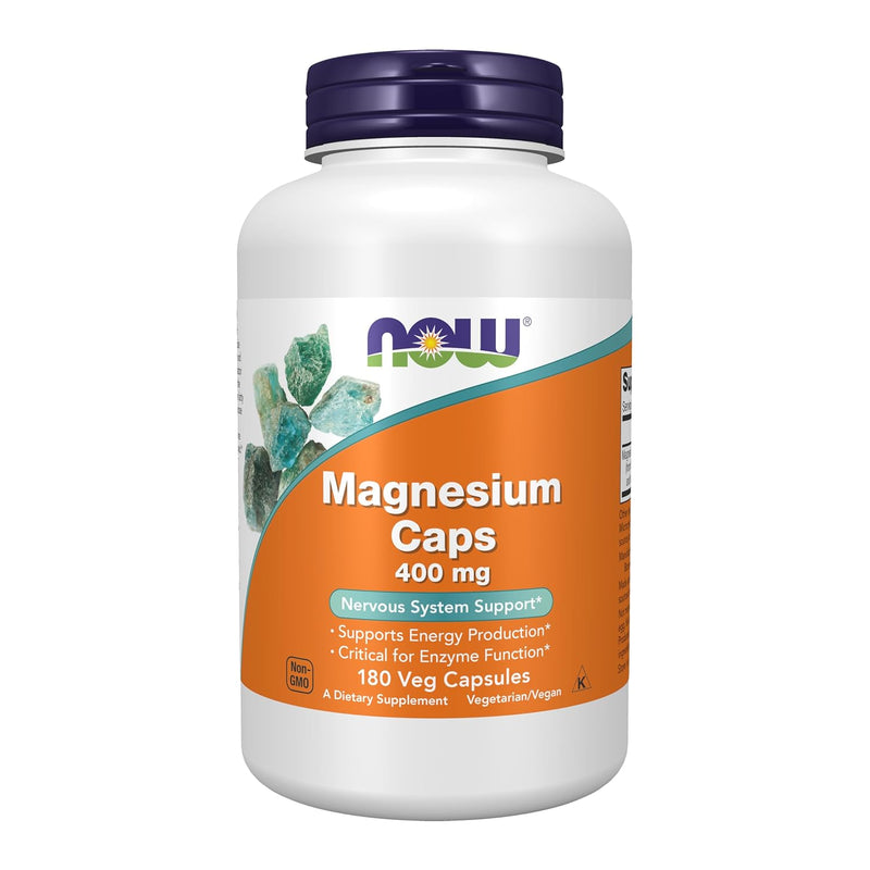 Now Foods Magnesium 400 Mg Caps 180'S