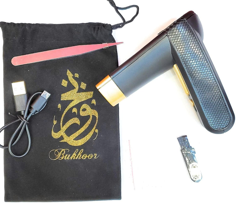 Arabic Electric Bakhoor Burner Brass Mini Usb Metal Electronic Incense Burner Dukhoon Bukhoor