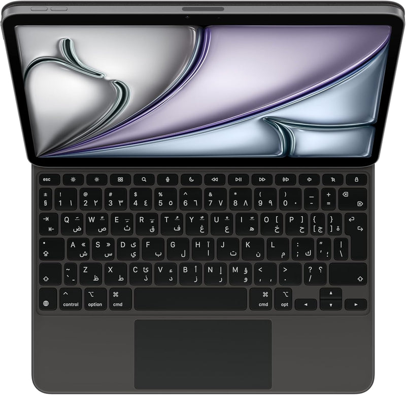 Magic Keyboard for iPad Air 11-inch (M3) - Arabic - Black - Arabic