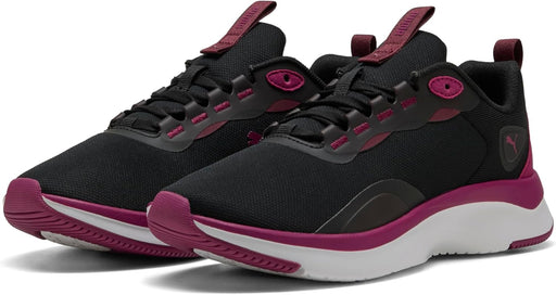 SOFTRIDE Orla PUMA Black-Berry-PUMA Whit womens Shoes - PUMA Black-Berry-PUMA White