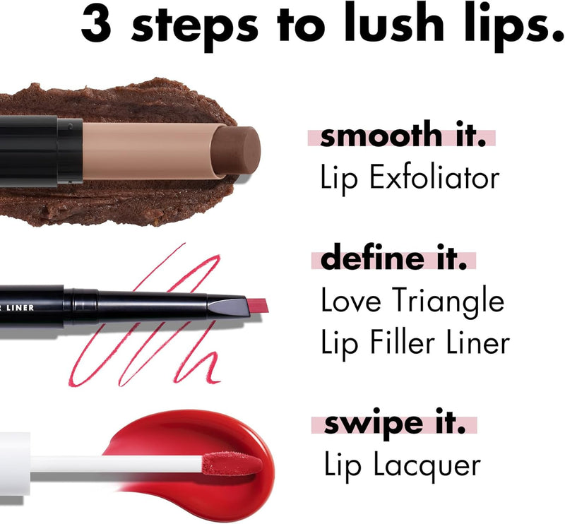 Lip Lacquer, Nourishing, Non-Sticky Ultra-Shine Lip Gloss With Sheer Color, Infused With Vitamins A & E, Vegan & Cruelty-Free, Wild Rose - Wild Rose