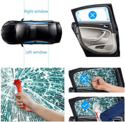 WONDER POINT Premium Car Glass Breaker with Seat Belt Cutter - Automotive Safety Hammer - Emergecy Escape Tool, Car Autoaccessory Metal Window Hammer, Vehicle Hard Aluminium Alloy Head Design