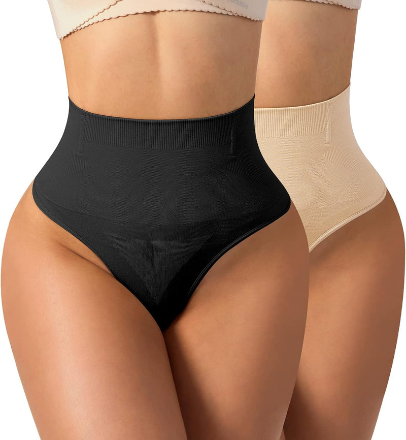 Tummy Control Thong Shapewear for Women Tummy Control Seamless Shaping Thong Underwear Body Shaper Panties