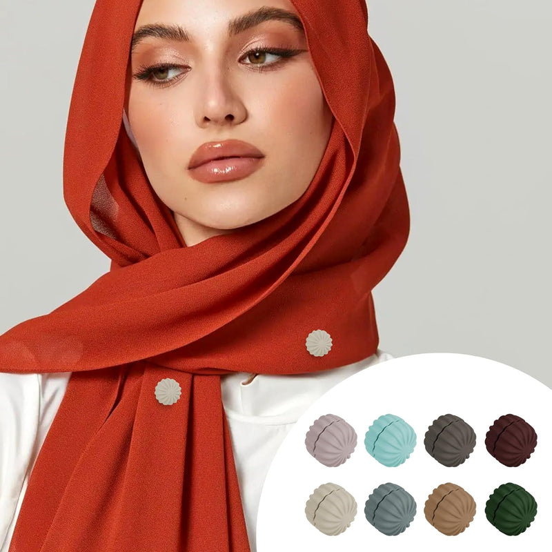 Kaket Magnets Hijab Pins 8PCS Hijab Magnets for Women Clothing Scarf Multi-Use
