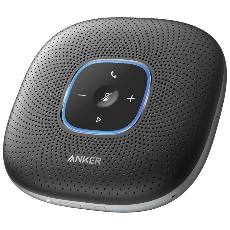 Anker Conference Microphone, PowerConf Bluetooth Speakerphone with 6 Mics, Enhanced Voice Pickup, 24H Call Time, USB C, Computer Conference Speaker Compatible with Leading Platforms, For Home Office