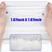 2 Pack Face Towels Disposable, 80 Count Ultra Thick Facial Wash Cloths for Sensitive Skin, Lint-Free, Chemical-Free, Clean Skin Club Face Towels