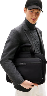 Men's TH REPREVE COMPUTER BAG AM0AM13466 Computer Bag, Black (Black), One Size