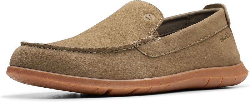 Mens Flexway Step - Olive Suede