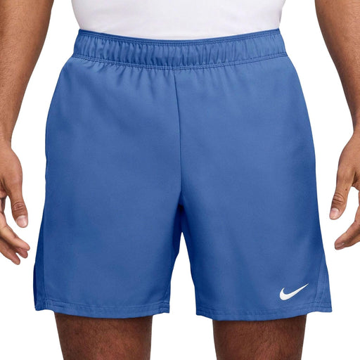mens Court Dri-FIT Victory 7" Shorts (pack of 1) - COMET BLUE/(WHITE)