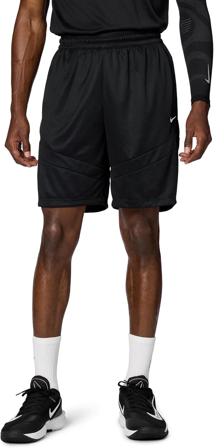 Men's Shorts M Nk Df Icon+ 8 Inches Shorts - BLACK/BLACK/BLACK/(WHITE)