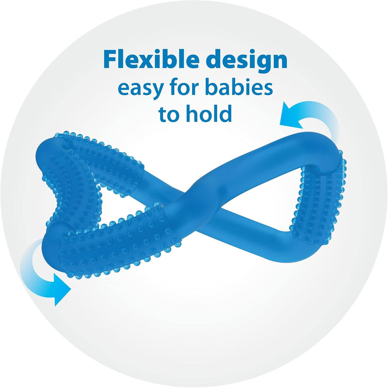 Dr. Brown's Ridgees Giraffe, Massaging Baby Teether, Designed by a Pediatric Dentist, BPA Free, 3m+