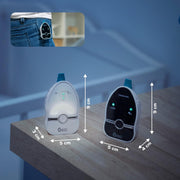 Babymoov Easy Care Baby Monitor Audio, 500 M Range, Night Light, Vox