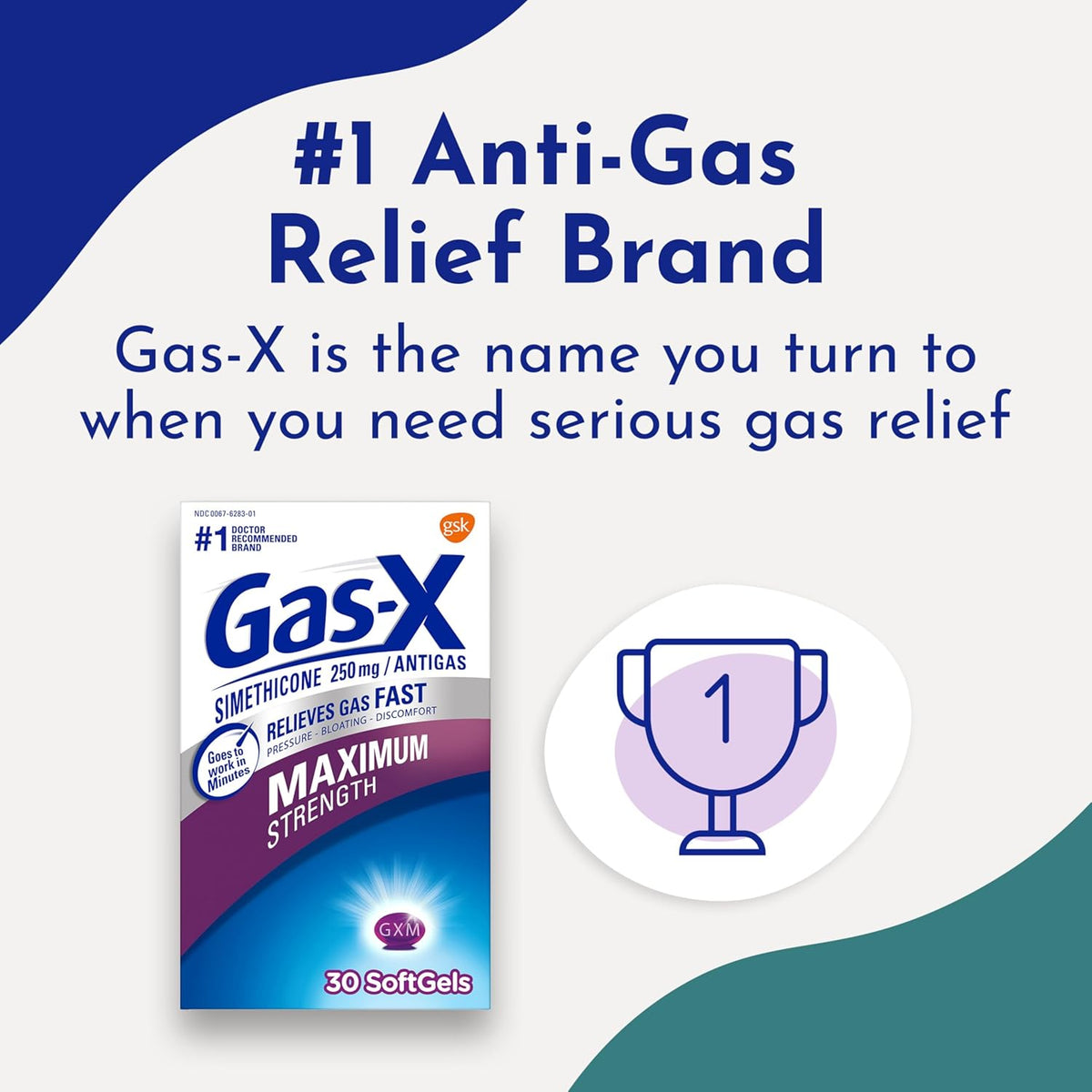 Gas-X Maximum Strength Softgels for Fast Gas Relief, 30ct – image 5