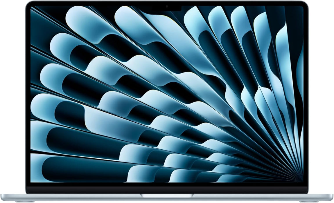 Apple 2025 MacBook Air (15-inch, Apple M4 chip with 10-core CPU and 10-core GPU, 16GB Unified Memory, 256GB) - Sky Blue;Arabic/English