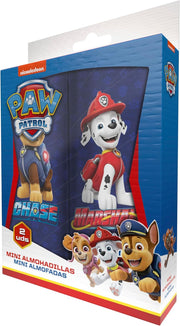 PAW PATROL Set of 2 Boys Mini Belt Pads Chase Marshall Chase and Marshall Child Seat Belt Pads Ideal for Child Safety Belts Extra Comfortable and Washable