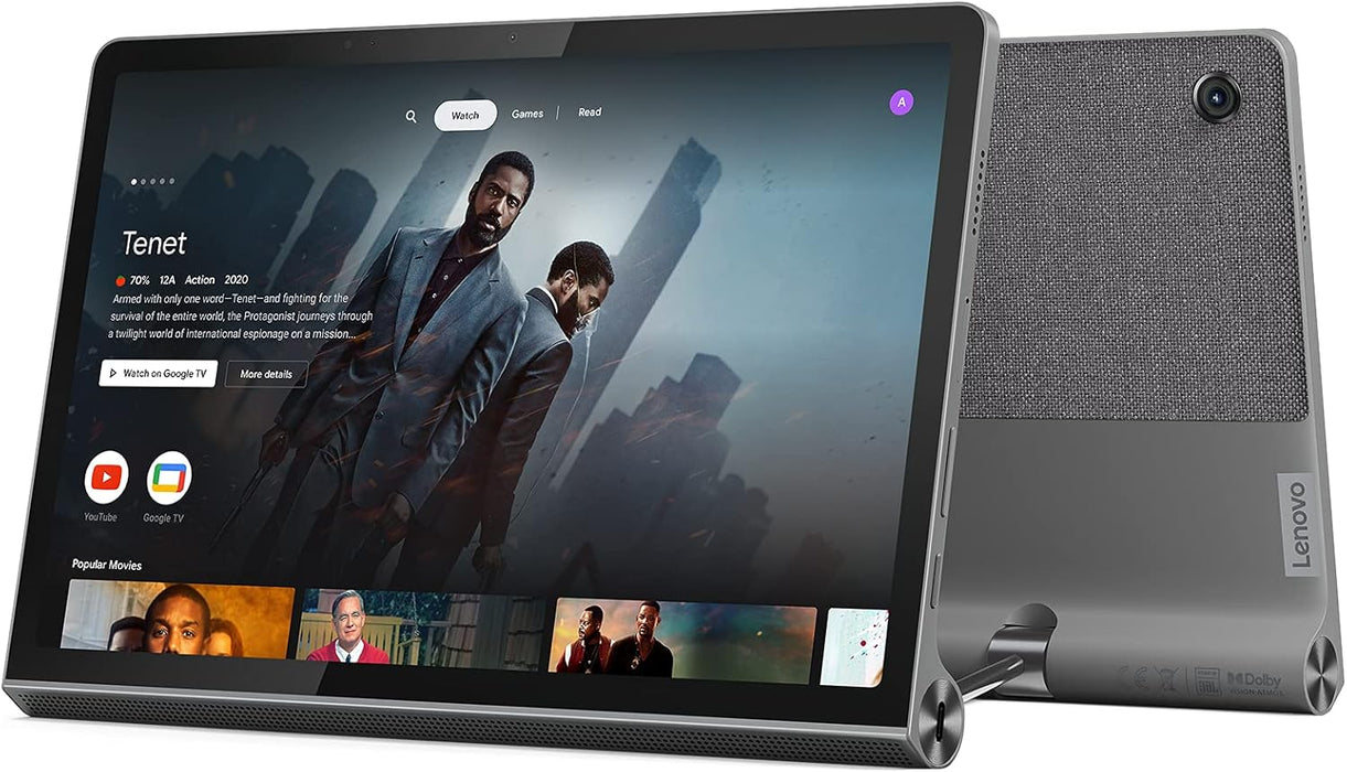 Lenovo Yoga Tab 13 13 Inch 2K Tablet (Qualcomm Snapdragon 870, Octa-Core 3.2GHz, 8GB RAM, 128GB SSD, 10-Point Multi-Touch, Android 11) - Shadow Black
