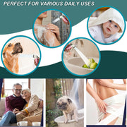 JUNARIS Handheld Bidet Sprayer for Toilet-Adjustable Water Pressure Control with Bidet Hose for Feminine Wash, Stainless Steel Brushed Nickel Cloth Diaper Bidet Toilet Sprayer for Baby Wash